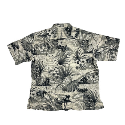 Vintage Harley-Davidson White Hawaiian Shirt