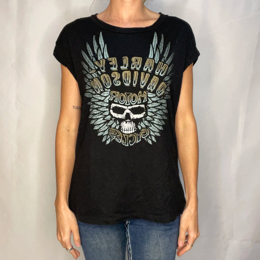 Vintage Harley-davidson Black T-shirt