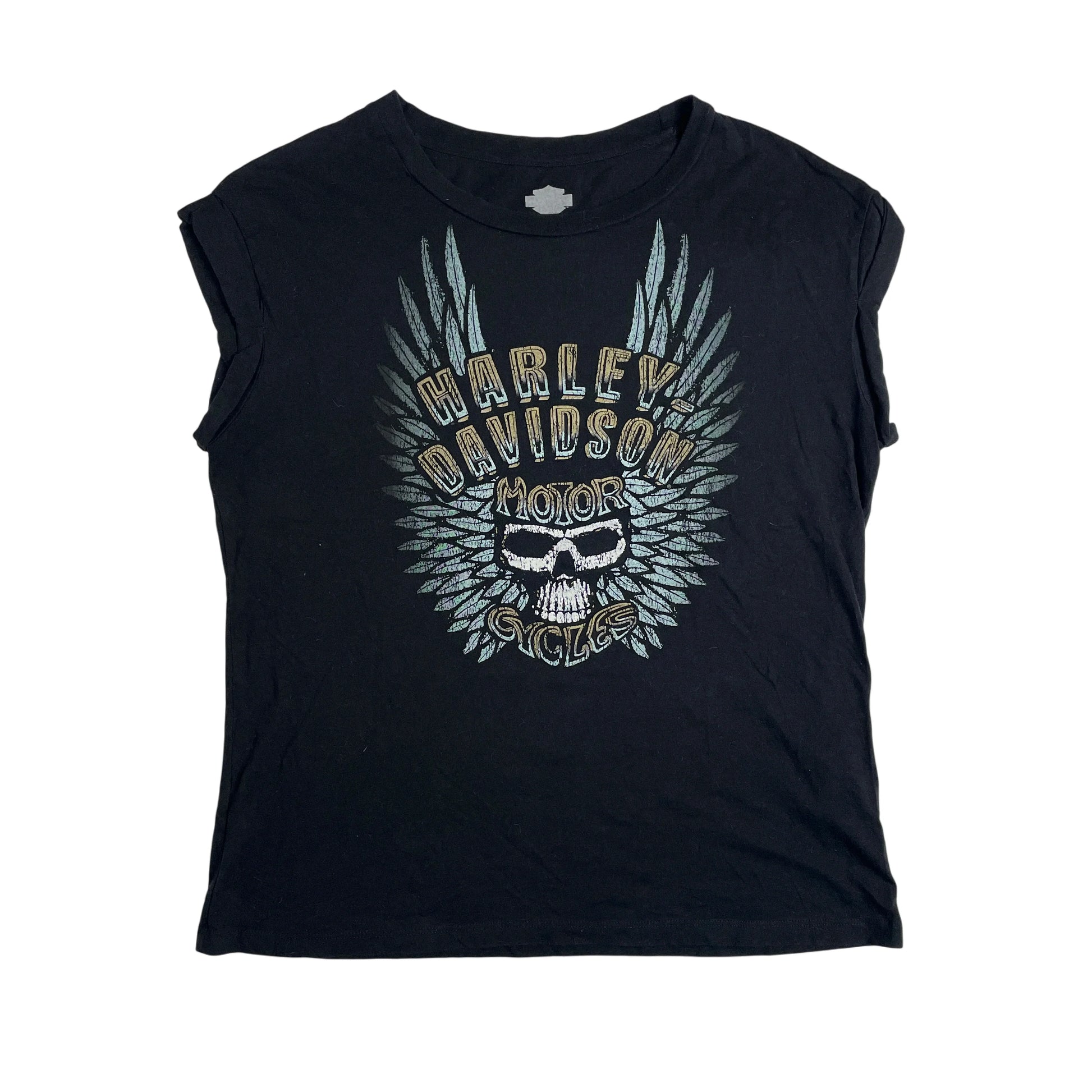 Vintage Harley-davidson Black T-shirt