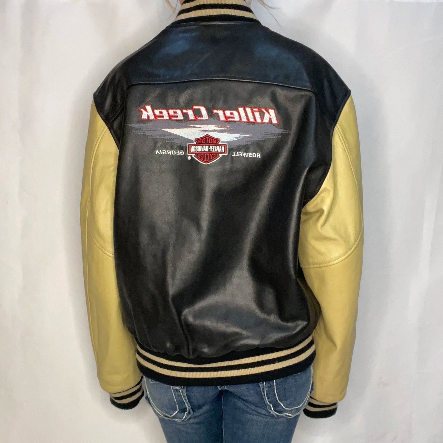Vintage Harley-Davidson Black Leather Jacket
