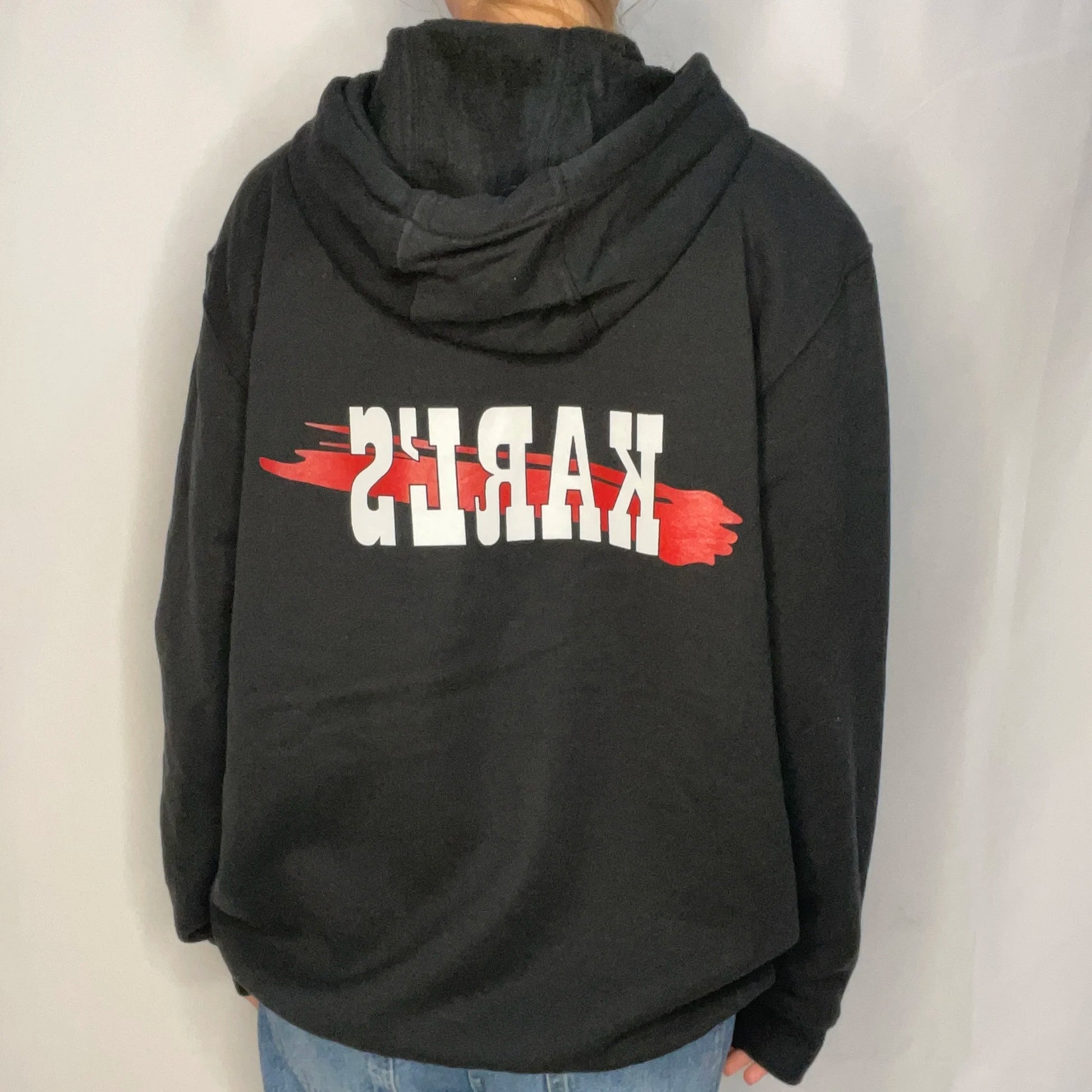 Vintage Carhartt Karl's Black Zip-up Hoodie