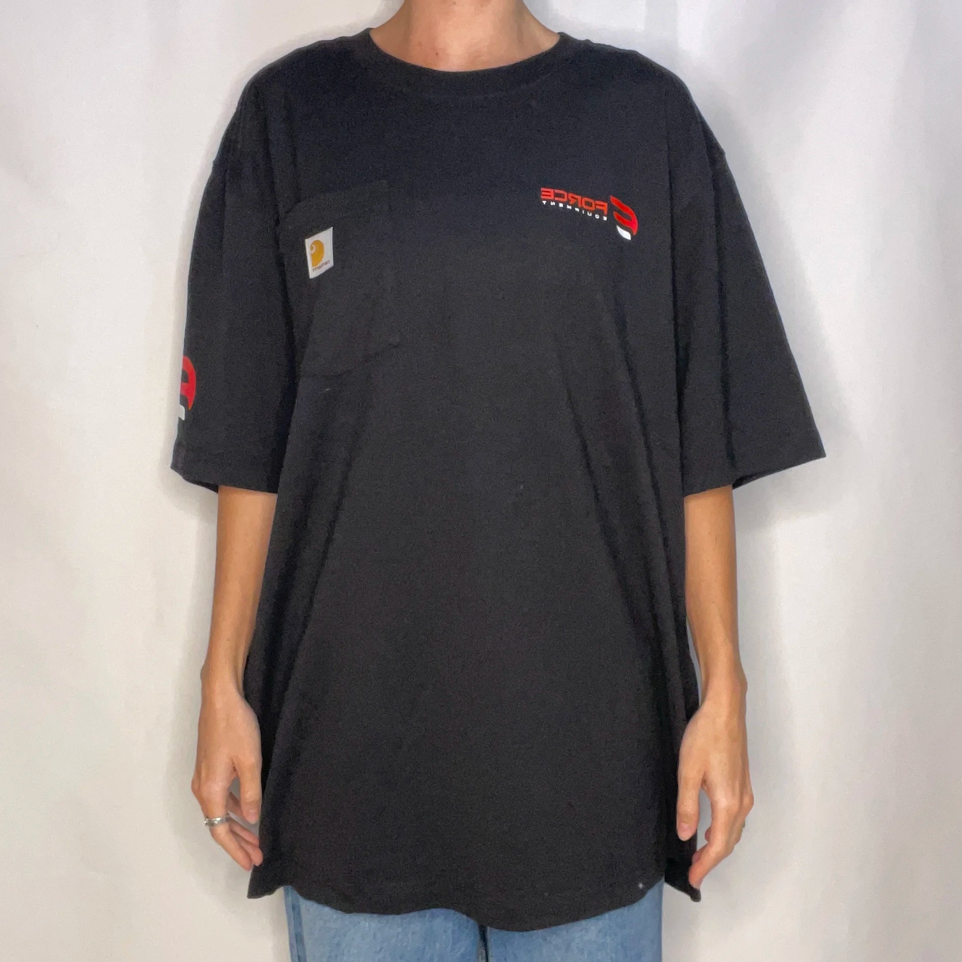 Vintage Carhartt Black Force Equipment T-shirt