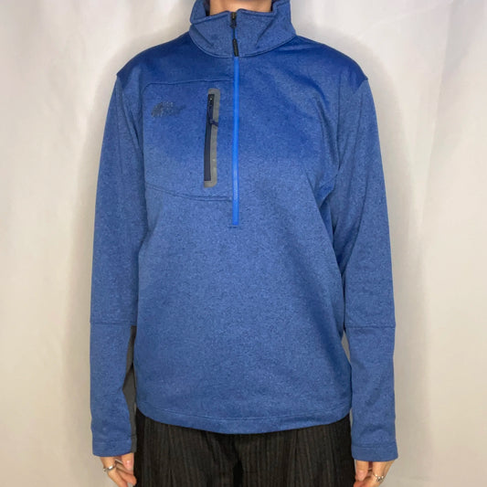 The North Face Blue Quarter-zip Pullover