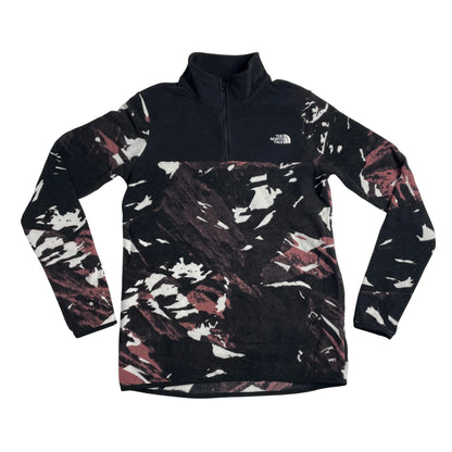 The North Face Black Patterned Fleece Jacket