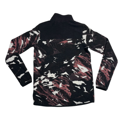 The North Face Black Patterned Fleece Jacket