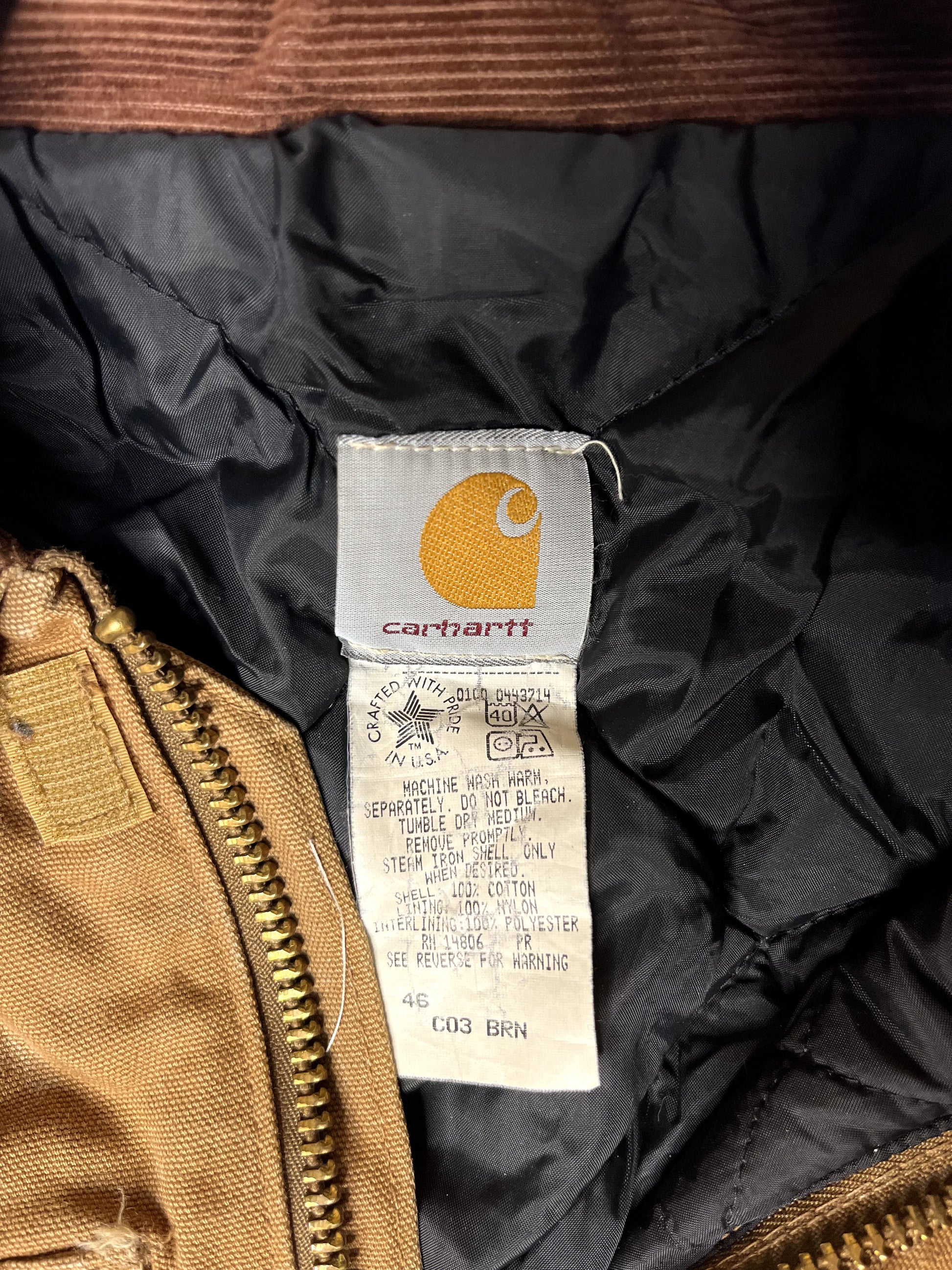 Vintage Carhartt Brown Barn Jacket 2000