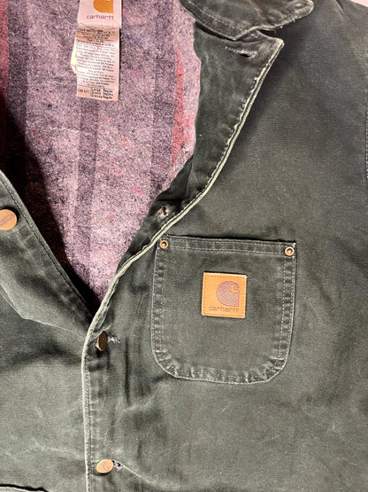 Vintage Carhartt Green Barn Jacket 2004