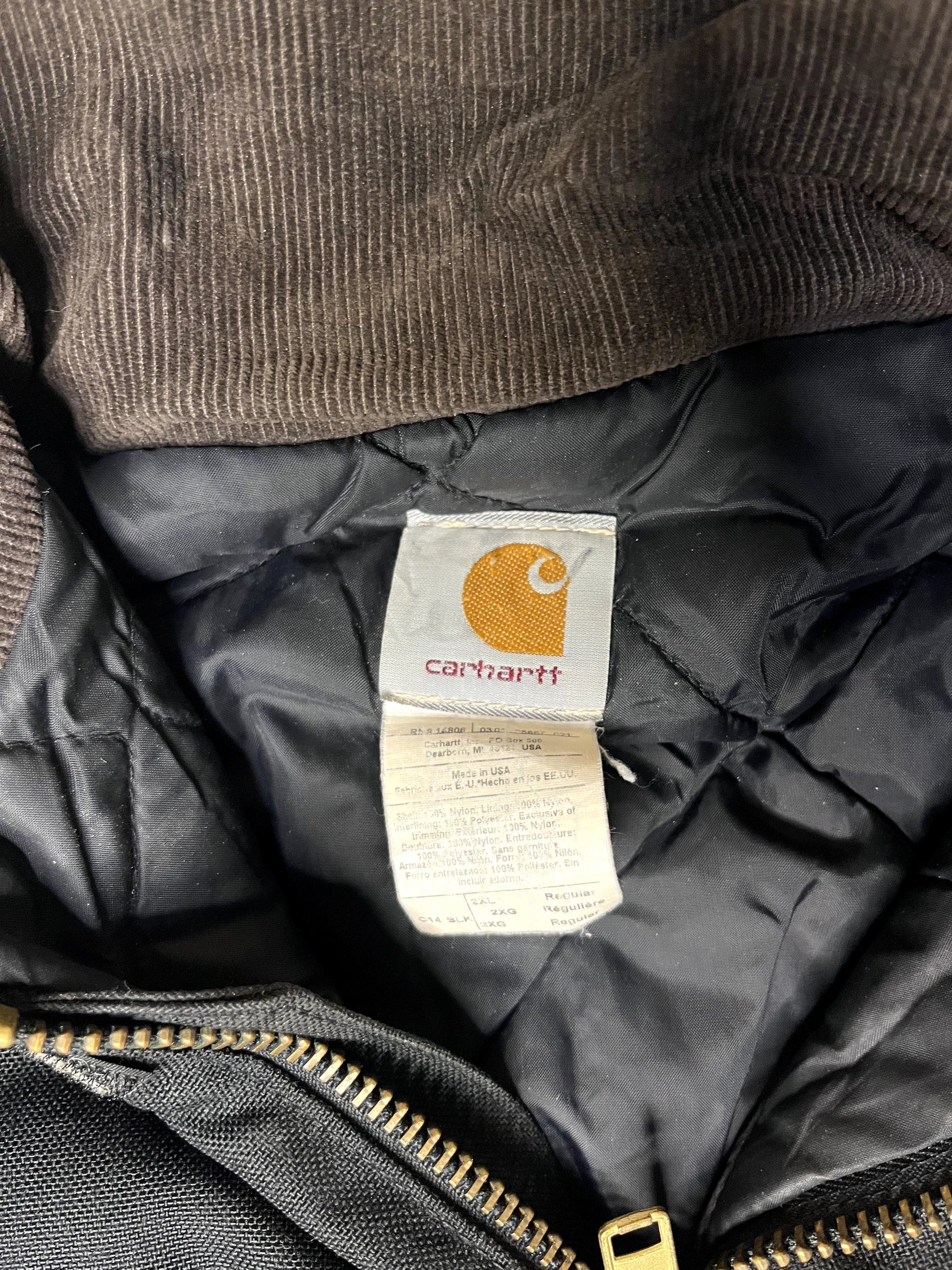 Vintage Carhartt Black Jacket 2005