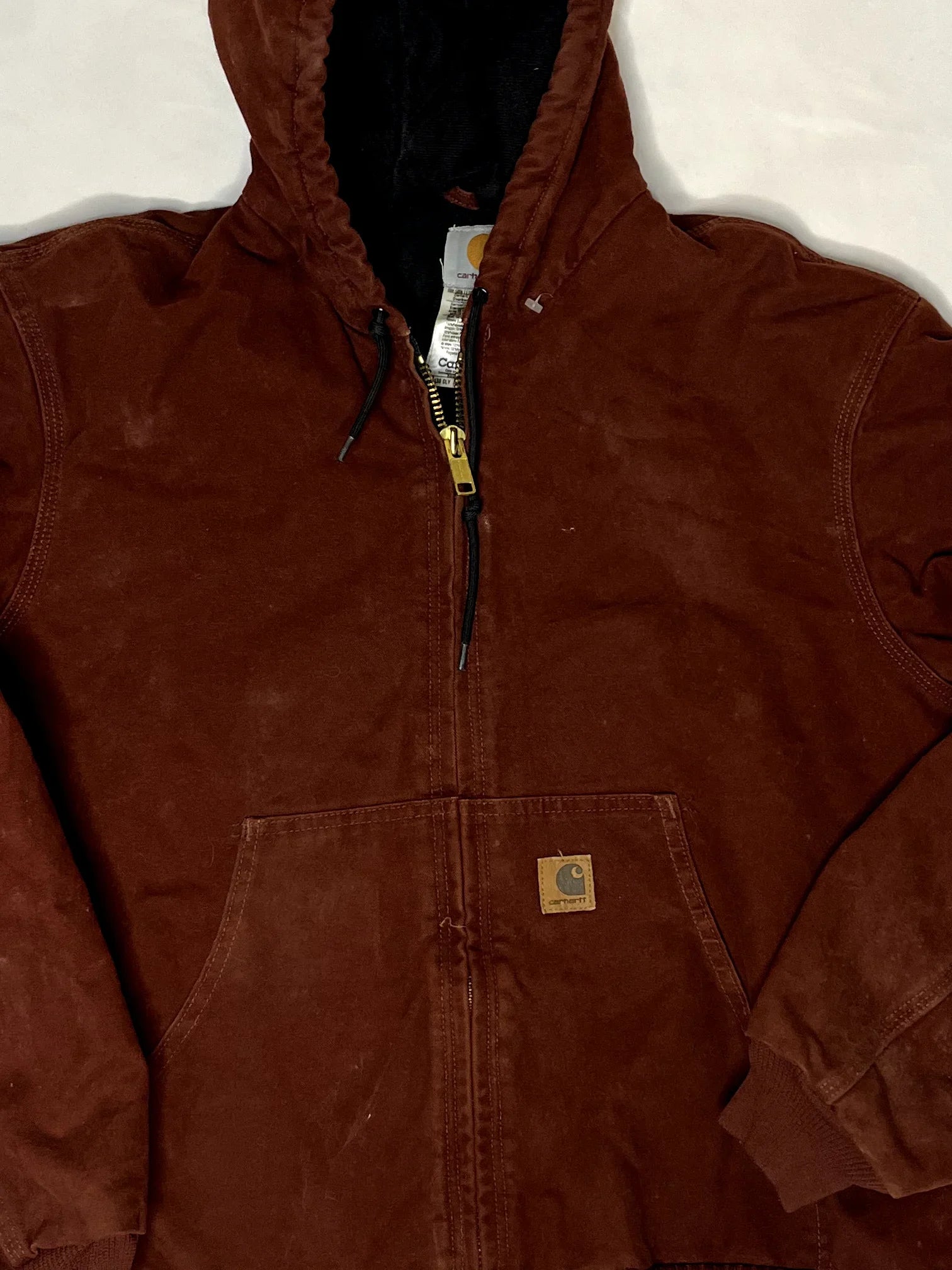Vintage Carhartt Brown Hooded Jacket 2003