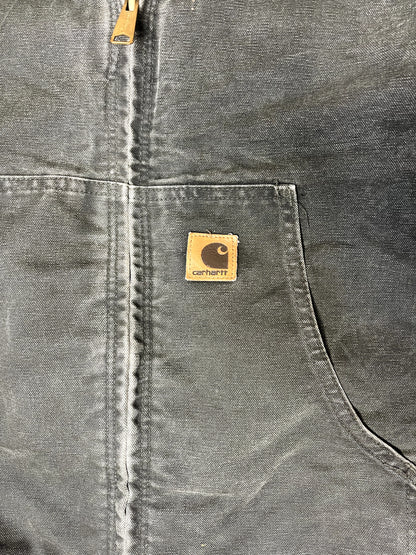 Vintage Carhartt Green Hooded Jacket 2005