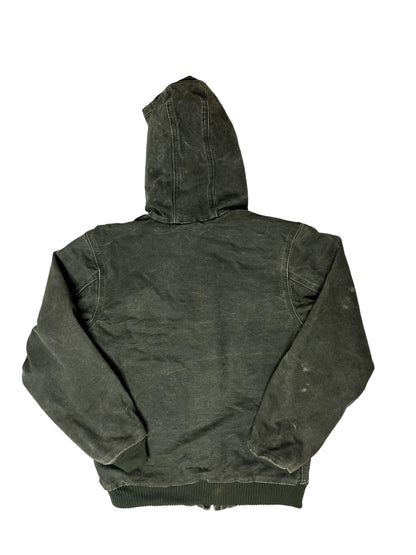 Vintage Carhartt Green Hooded Jacket 2005