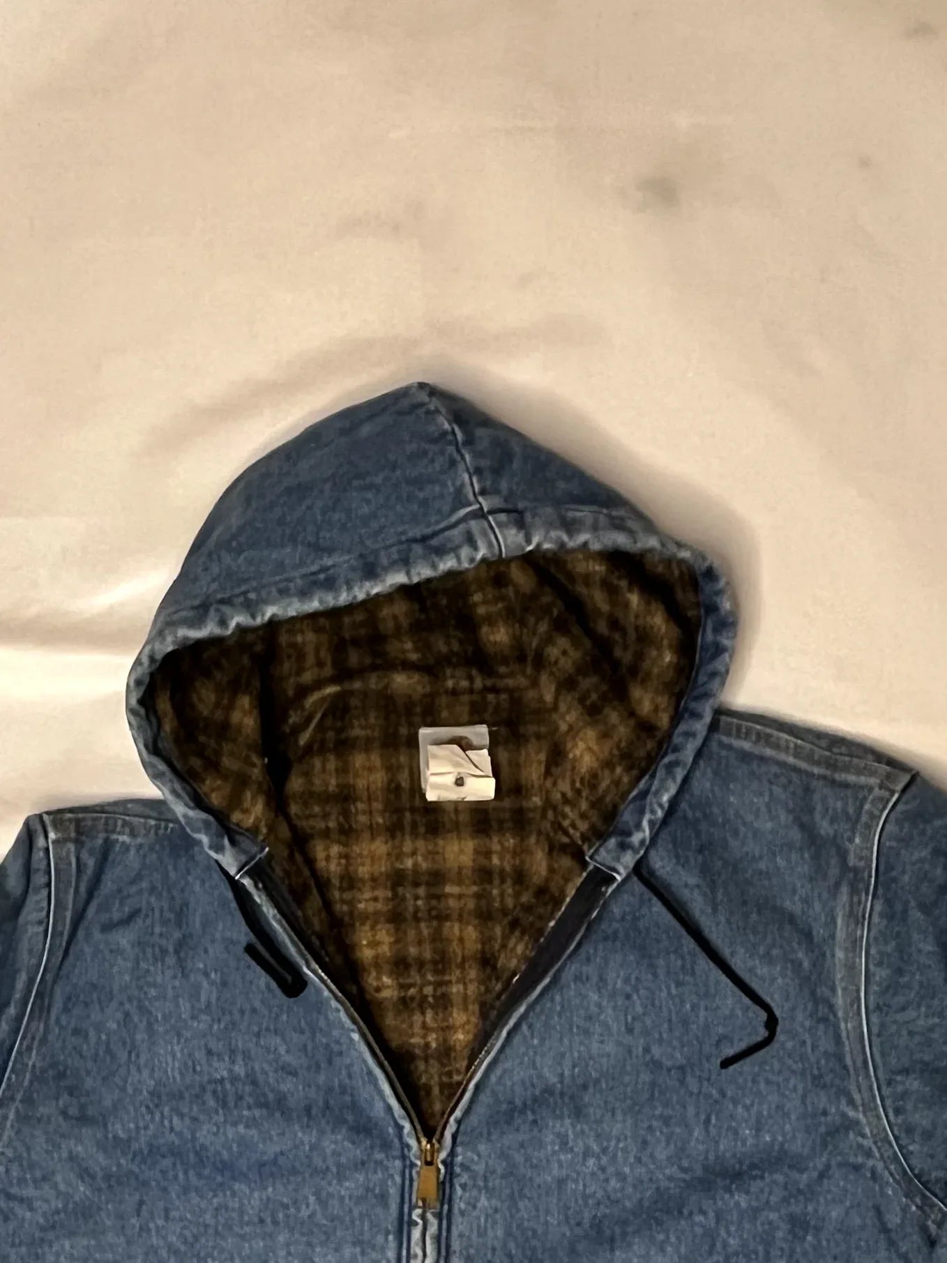 Vintage Carhartt Blue Hooded Jacket 2002