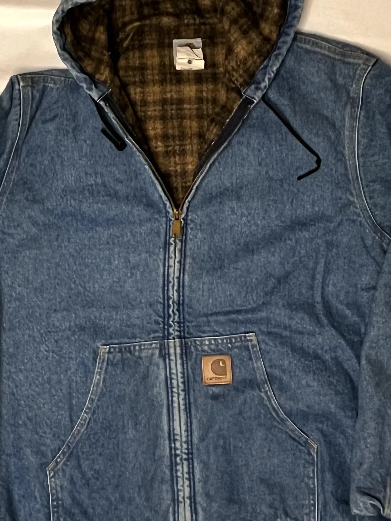 Vintage Carhartt Blue Hooded Jacket 2002