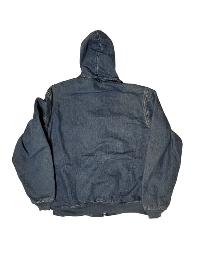 Vintage Carhartt Blue Hooded Jacket 2002