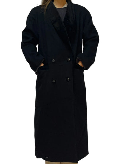 Vintage Donnybrook Black Long Coat