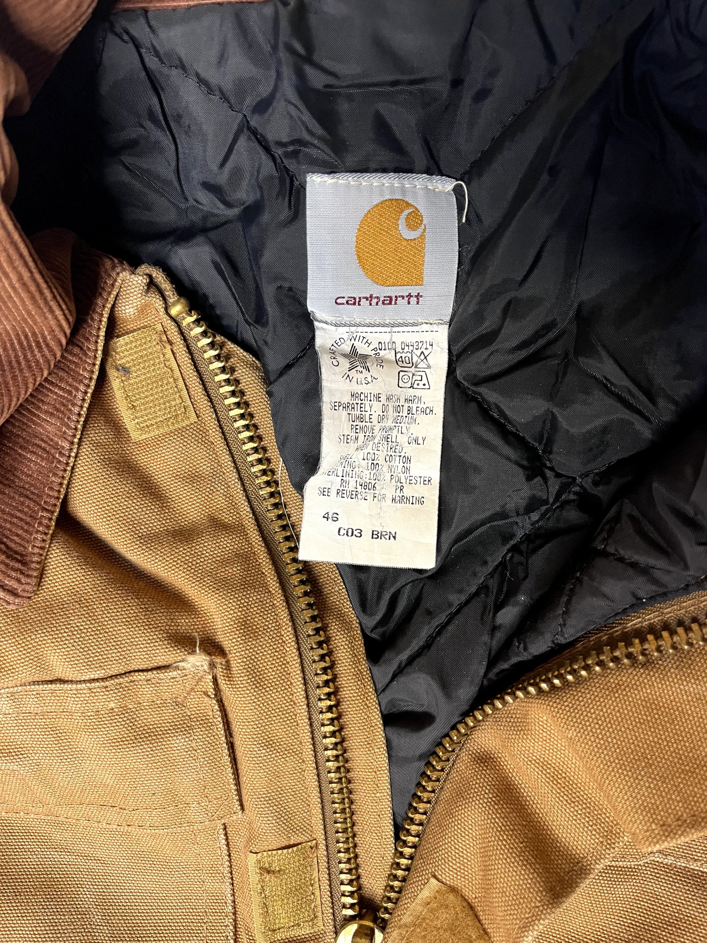Vintage Carhartt Brown Jacket