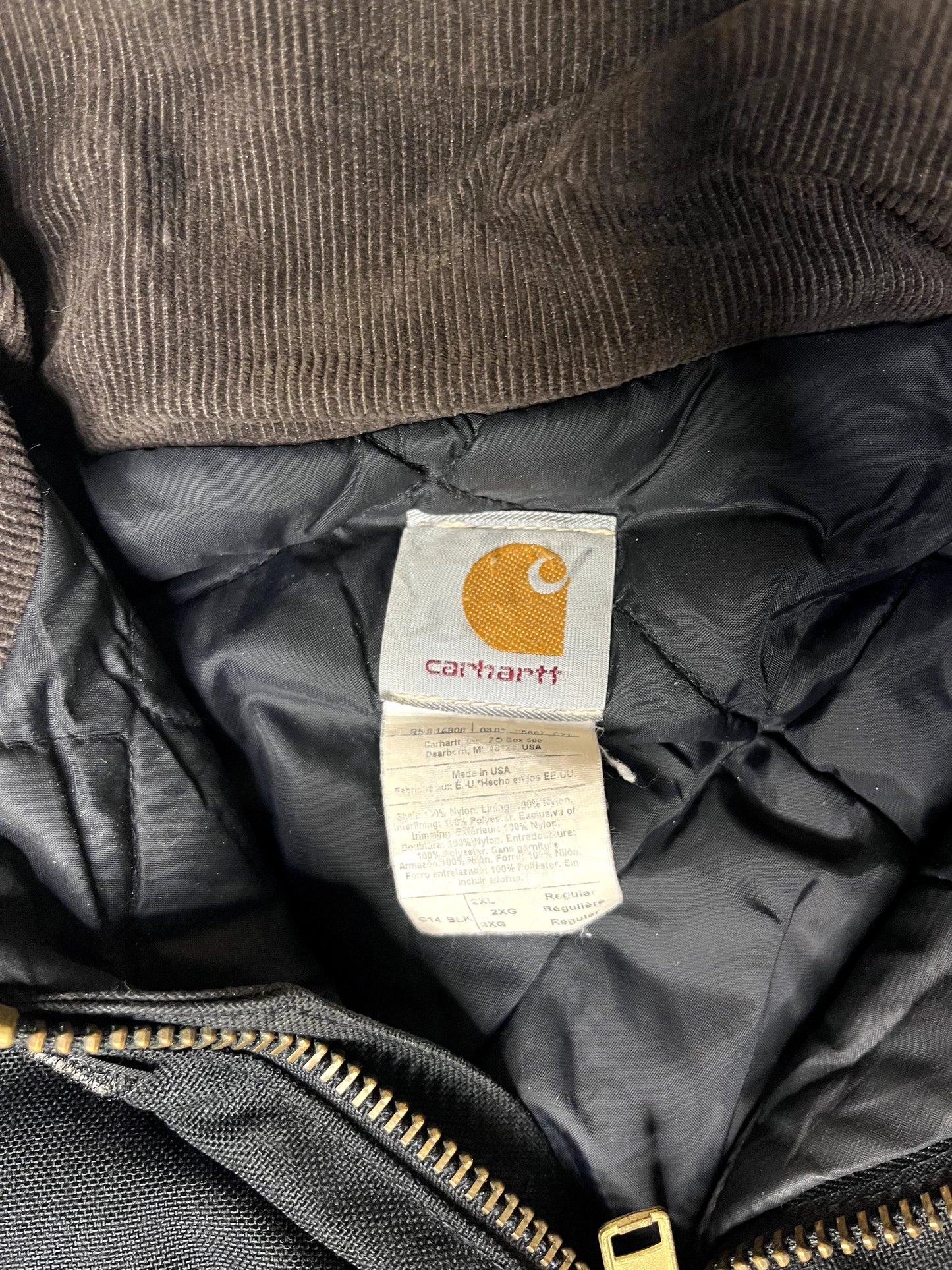 Vintage Carhartt Black Jacket