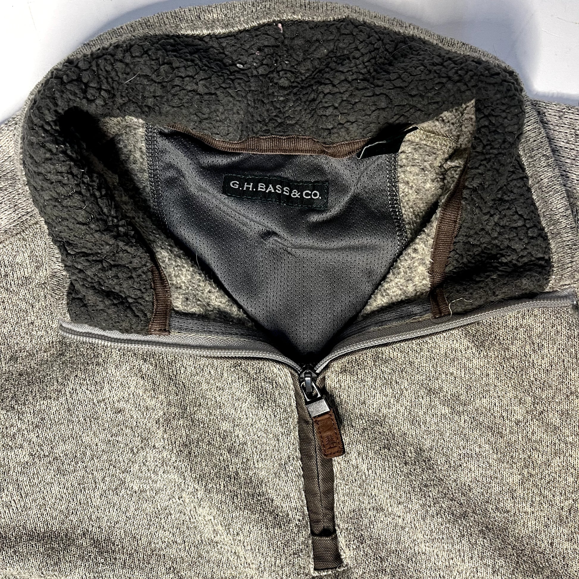 Vintage G.h. Bass & Co. Beige Fleece