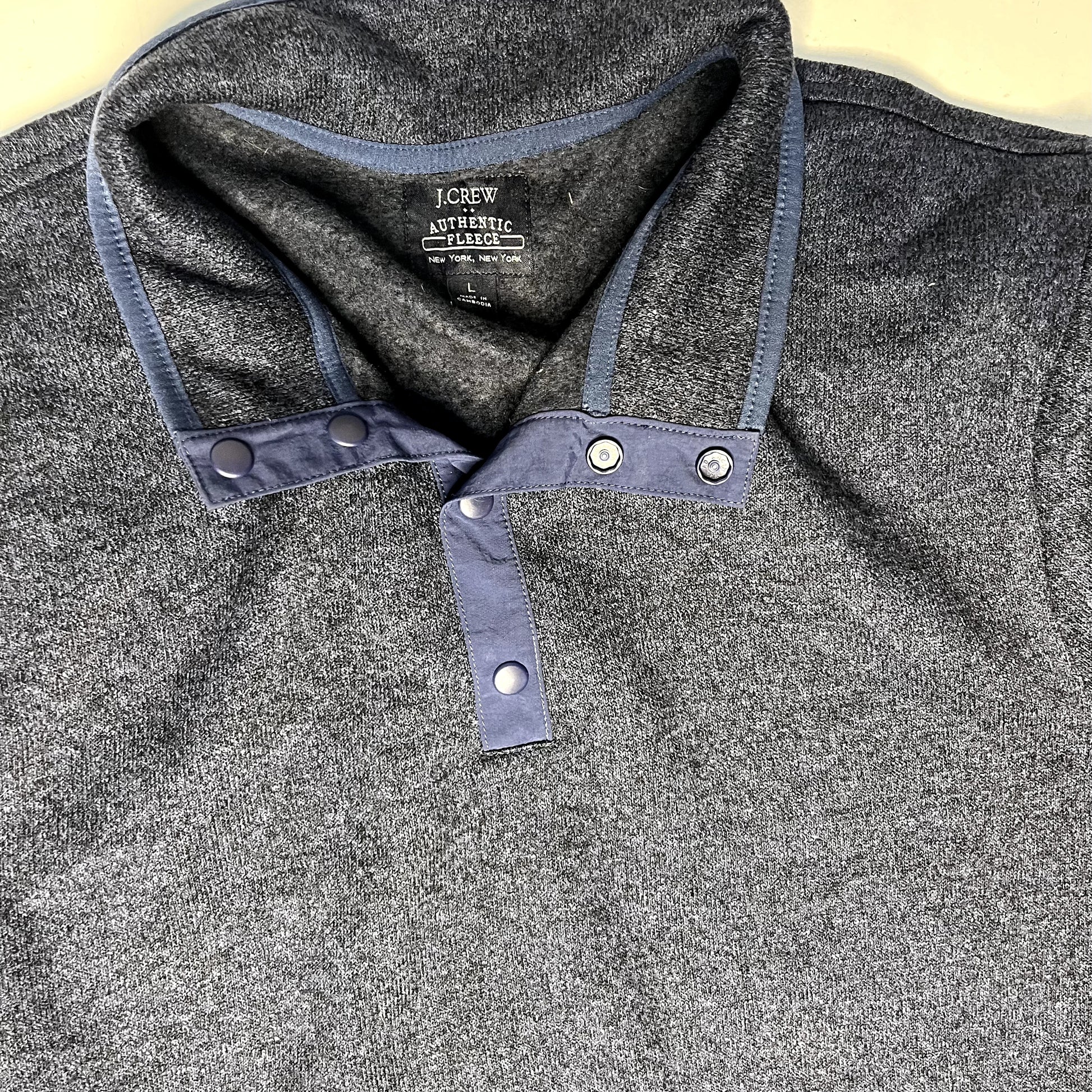 Vintage J Crew Navy Fleece