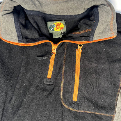 Vintage Bass Pro Shops Black Fleece