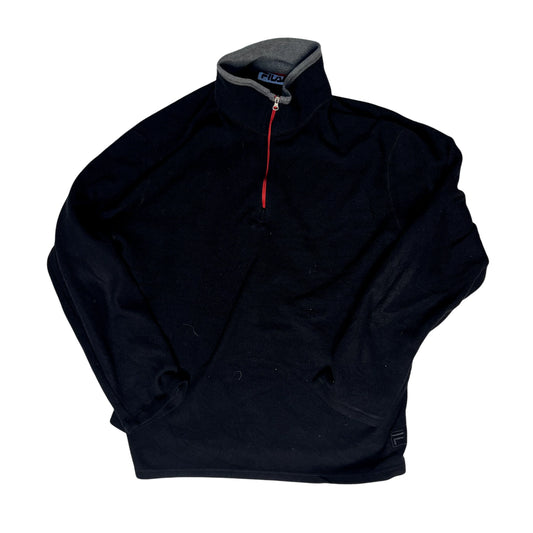 Vintage FILA Black Jumper Fleece