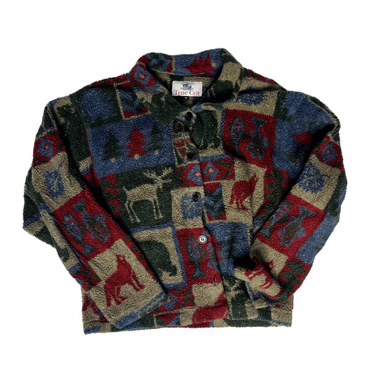 Vintage True Grit Green Fleece