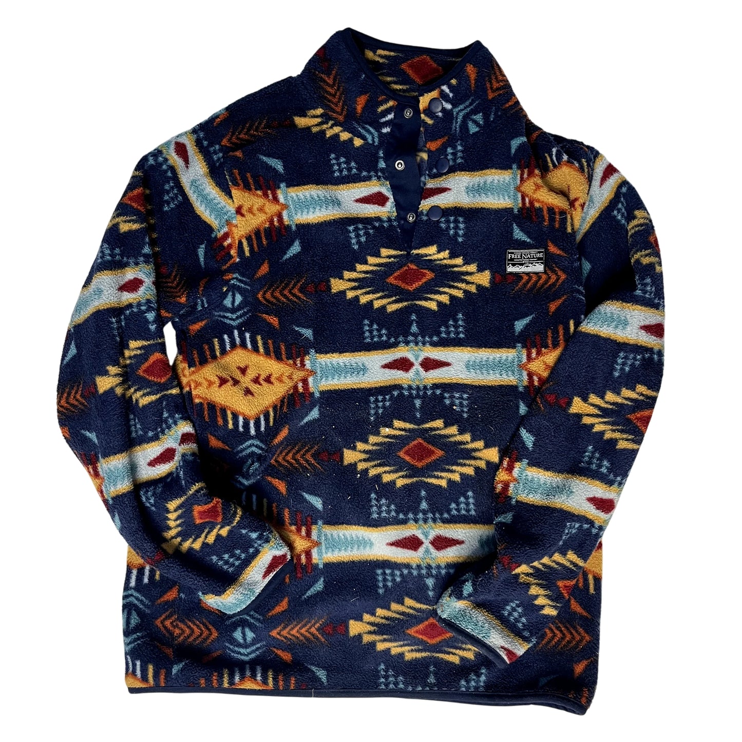 Vintage Free Nature Blue Fleece