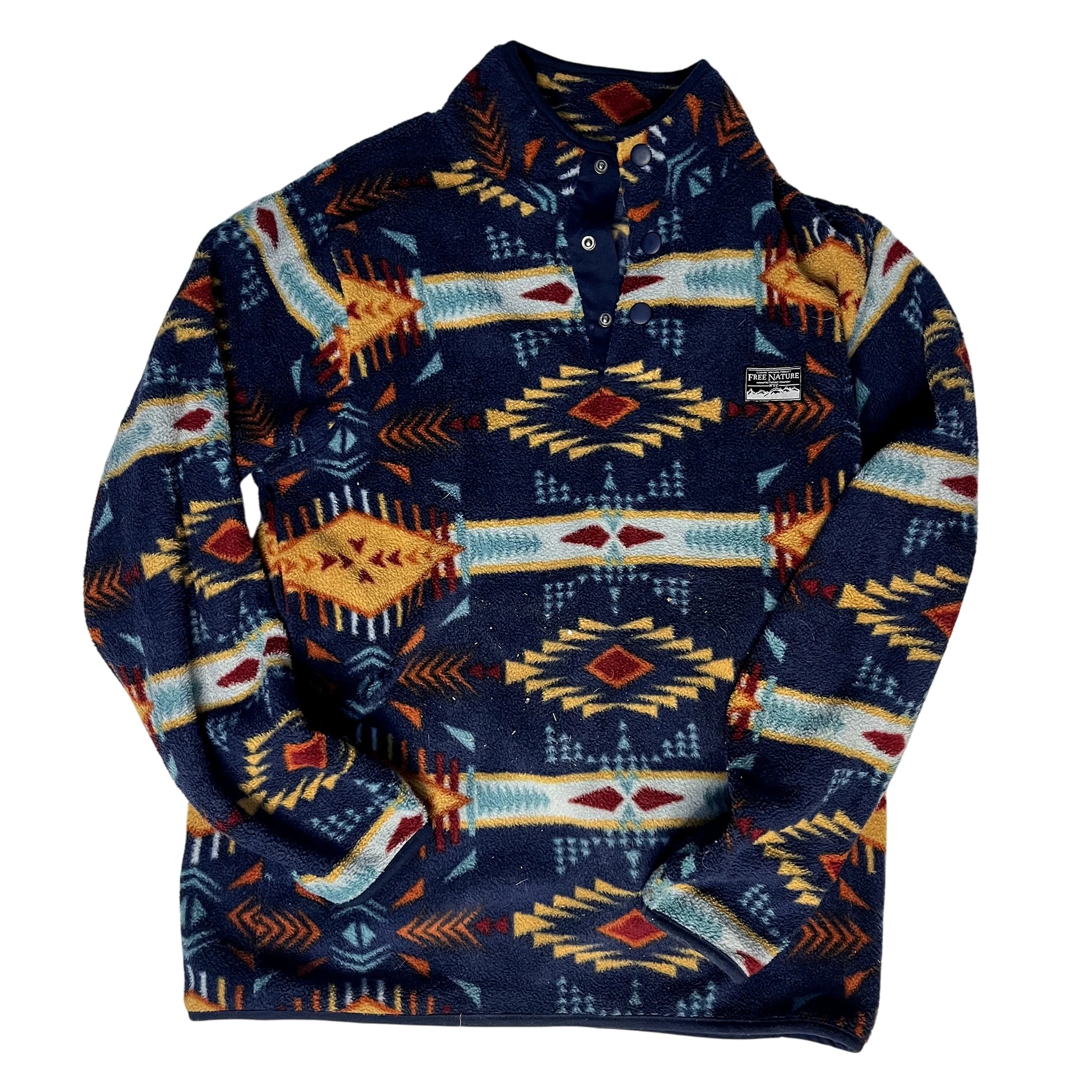 Vintage Free Nature Blue Fleece