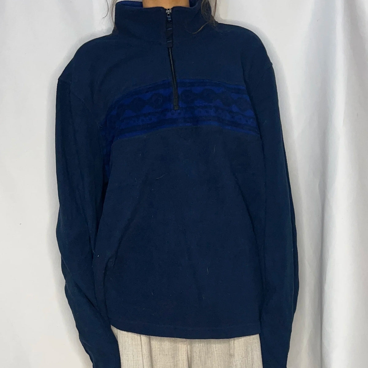 Vintage Faded Glory Blue Fleece