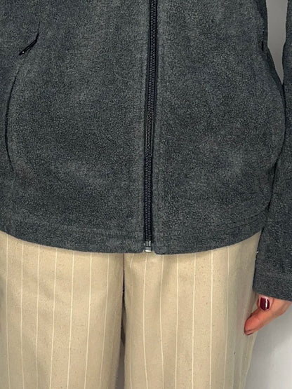 Vintage Columbia Gray Fleece Jacket