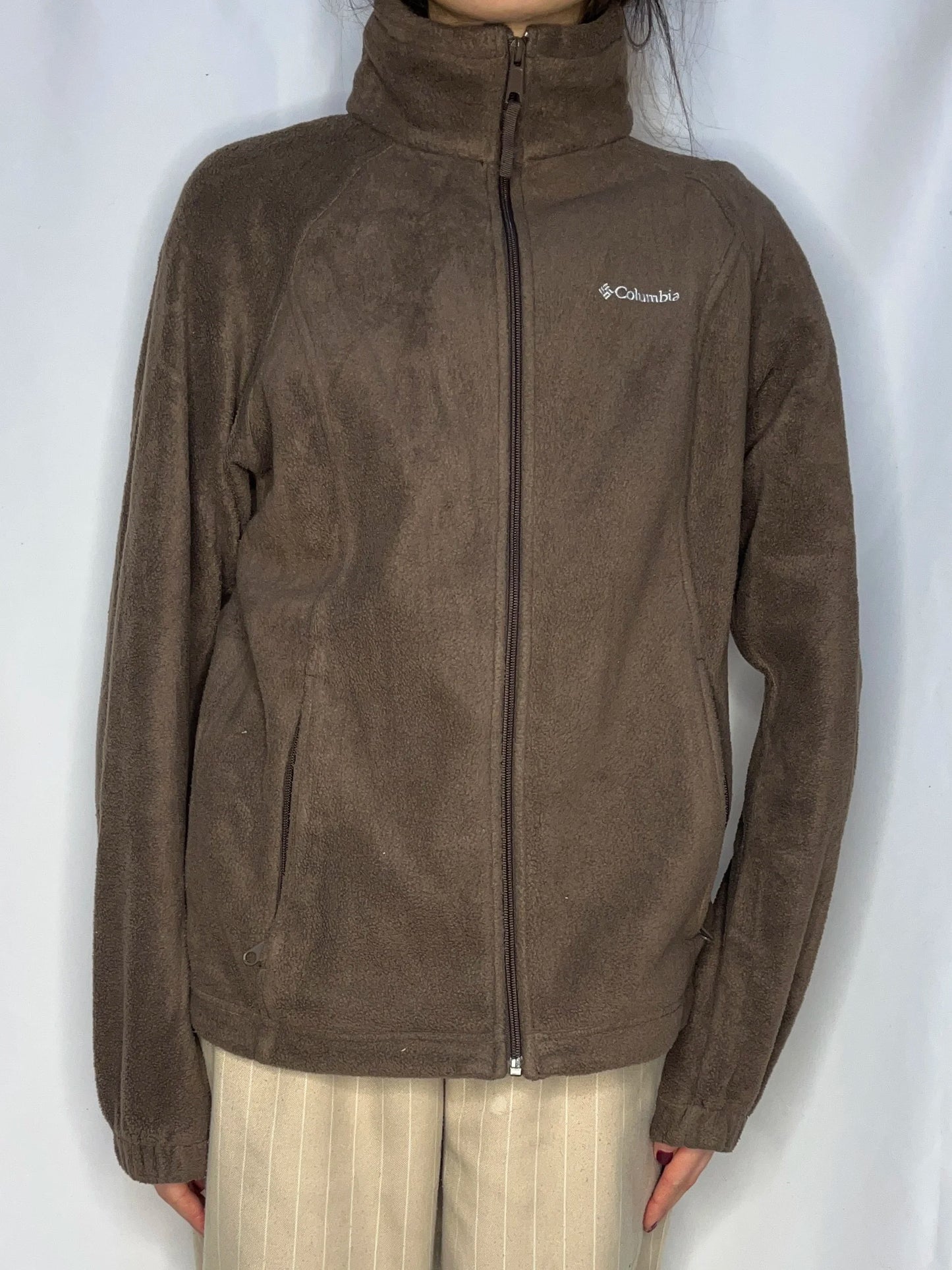 Vintage Columbia Brown Fleece Jacket