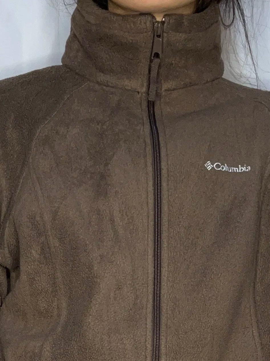 Vintage Columbia Brown Fleece Jacket