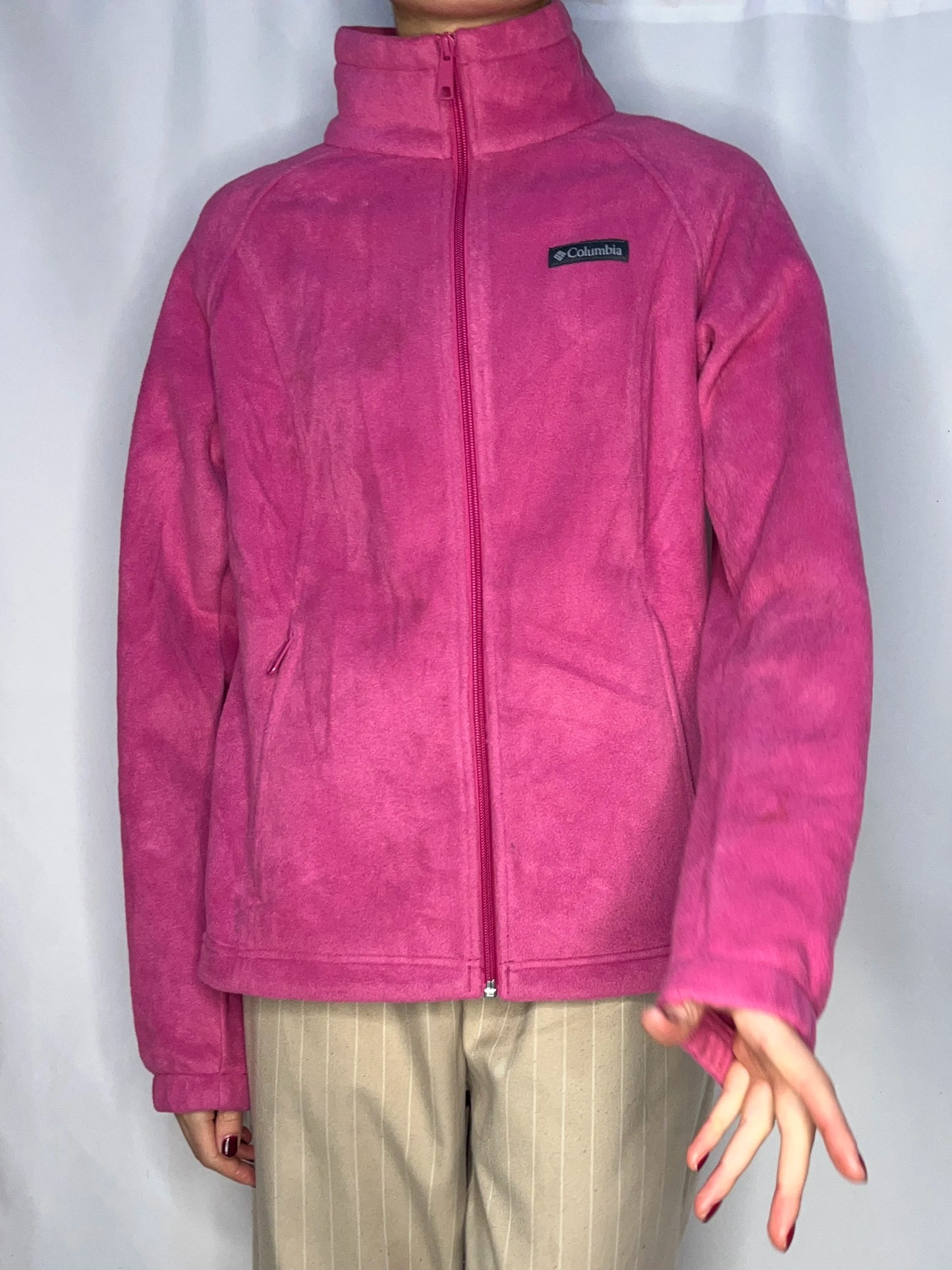 Vintage Columbia Pink Fleece Jacket