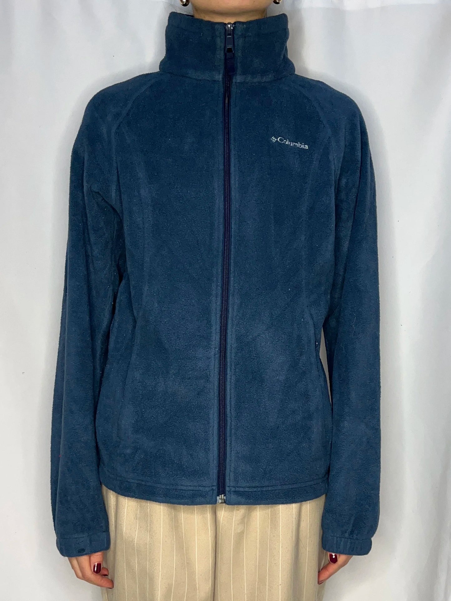 Vintage Columbia Navy Fleece Jacket