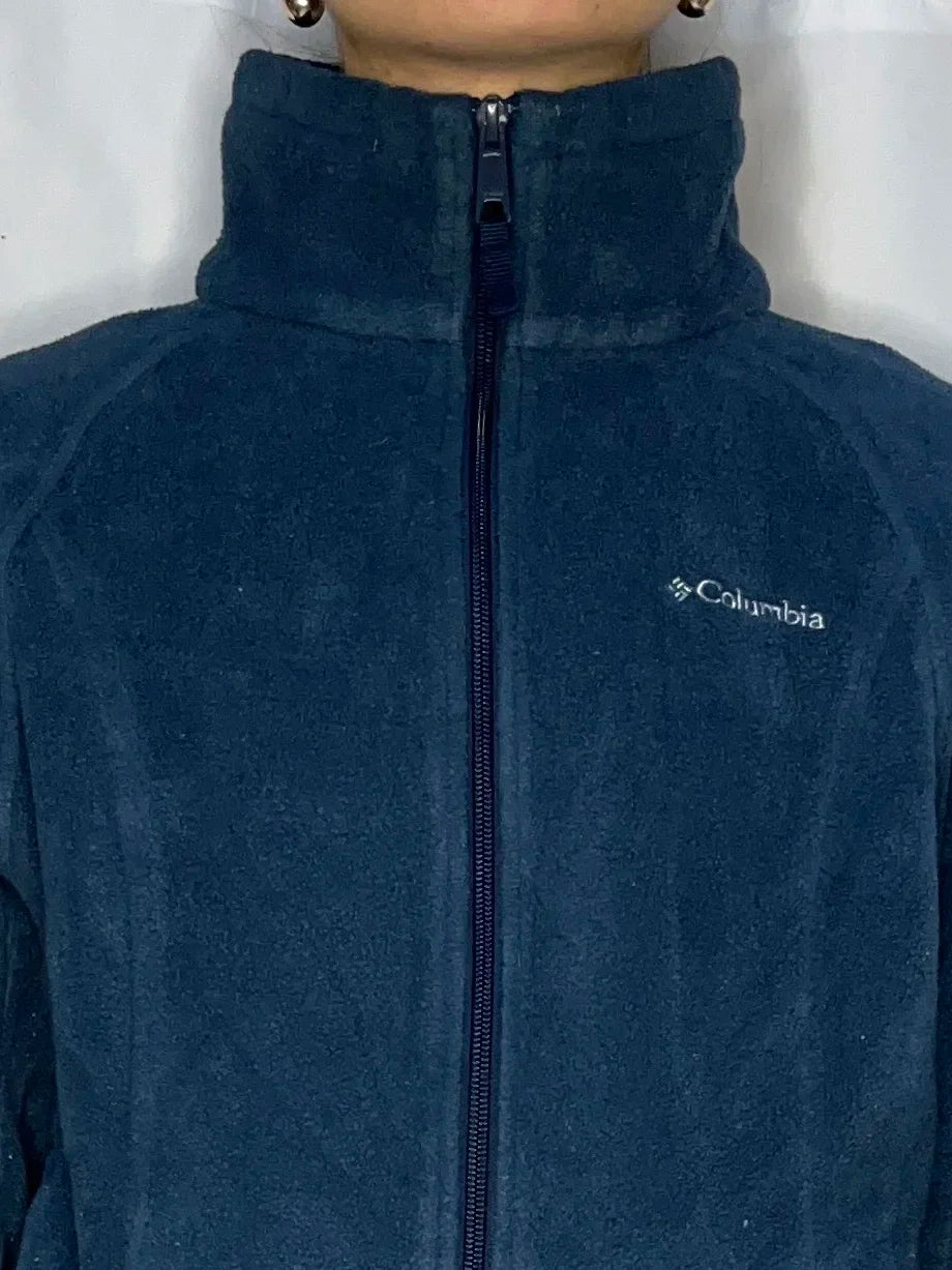 Vintage Columbia Navy Fleece Jacket