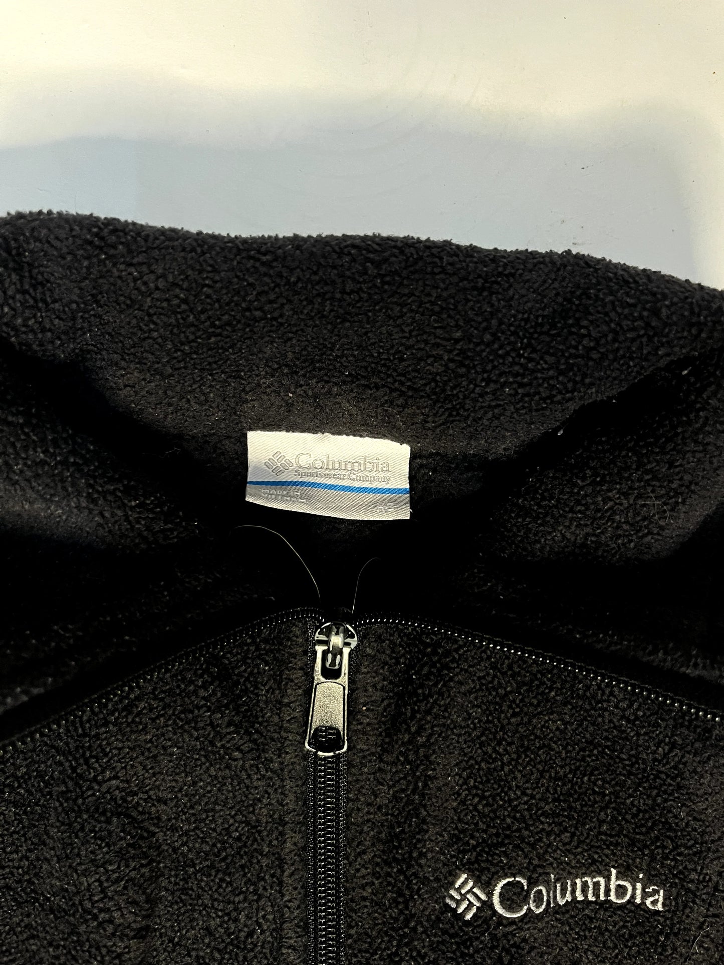 Vintage Columbia Black Fleece Jacket