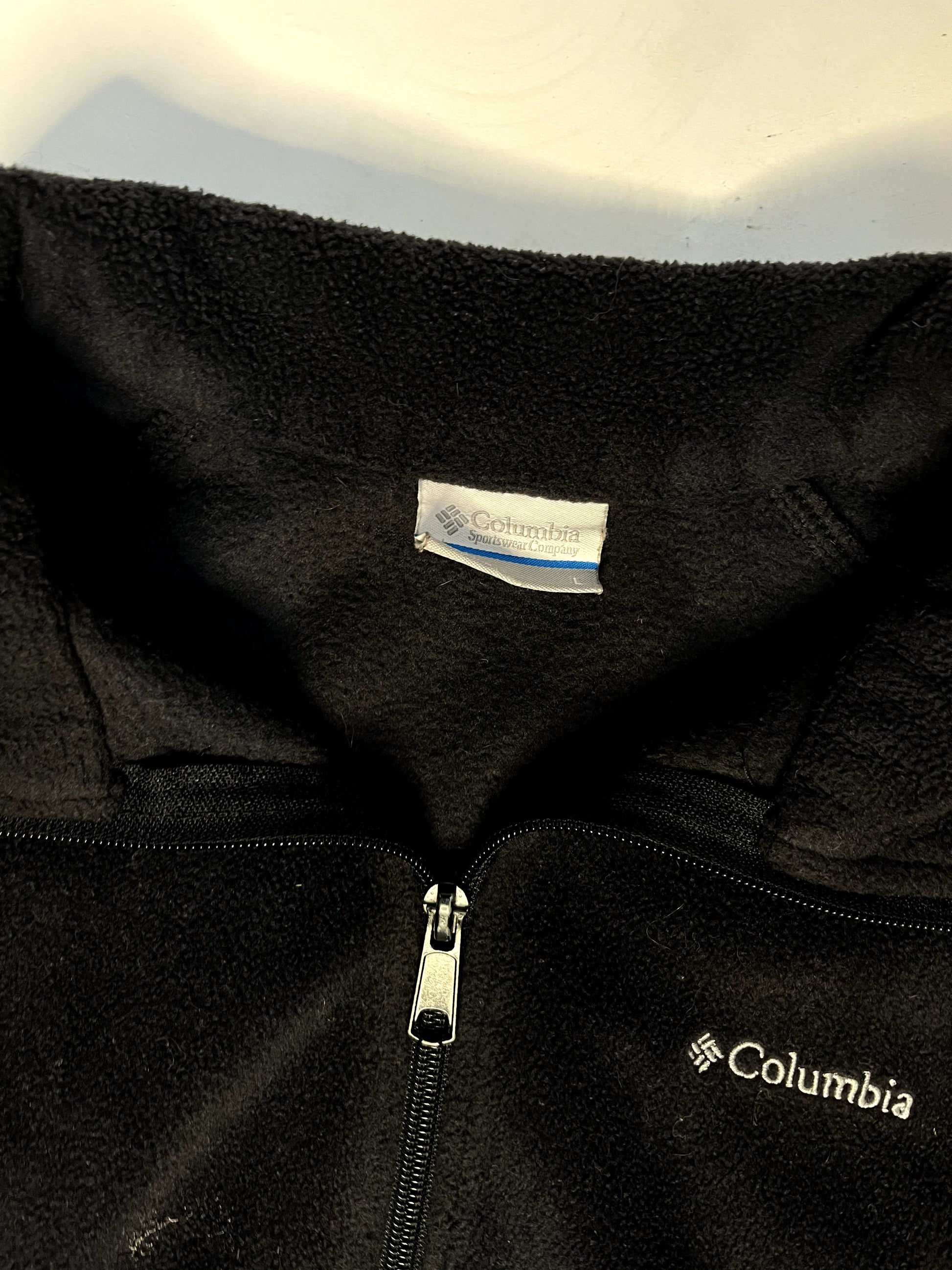 Vintage Columbia Black Fleece Jacket