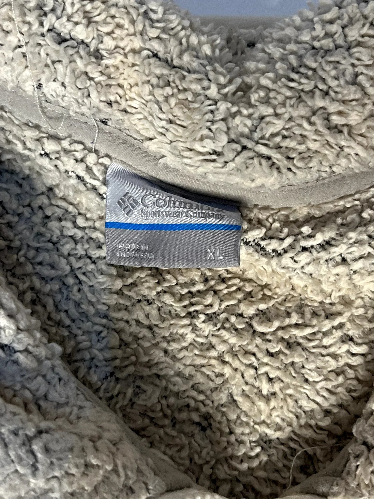 Vintage Columbia Beige Fleece Jacket