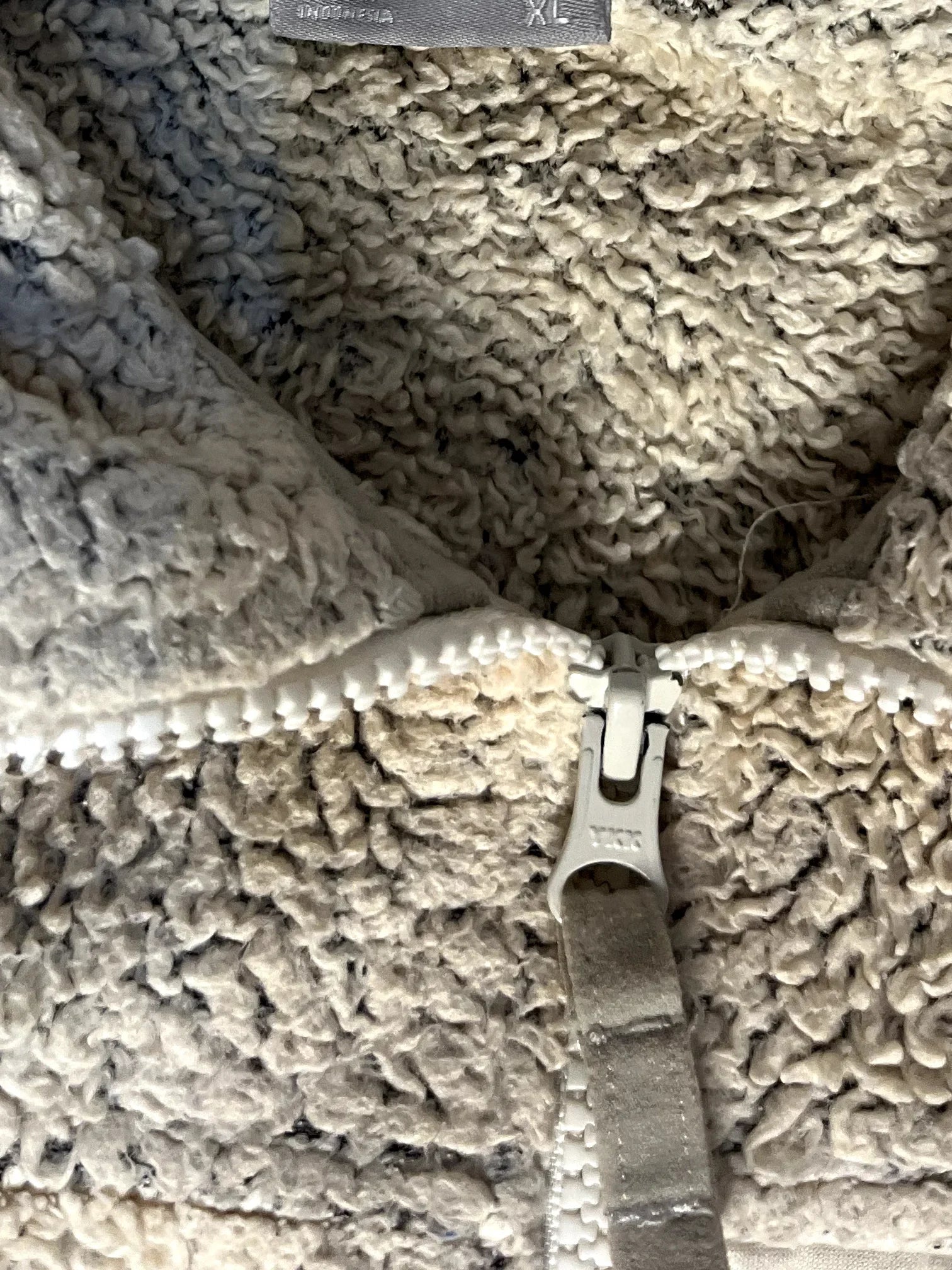 Vintage Columbia Beige Fleece Jacket