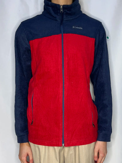 Vintage Columbia Sportswear Company Red Fleece Jacket