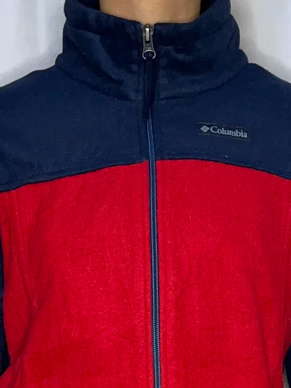 Vintage Columbia Sportswear Company Red Fleece Jacket