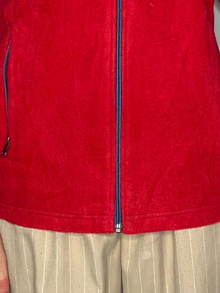 Vintage Columbia Sportswear Company Red Fleece Jacket