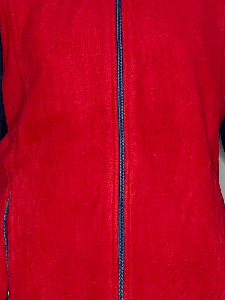 Vintage Columbia Sportswear Company Red Fleece Jacket