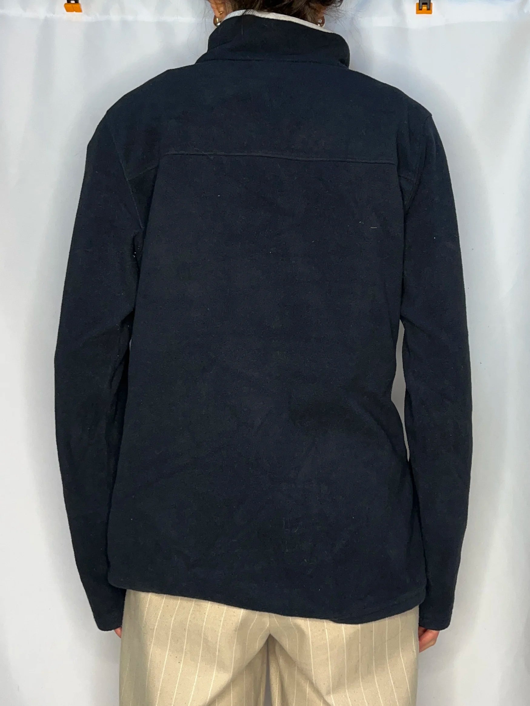 Vintage Columbia Sportswear Company Black Fleece Quarter-zip Pullover
