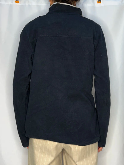 Vintage Columbia Sportswear Company Black Fleece Quarter-zip Pullover