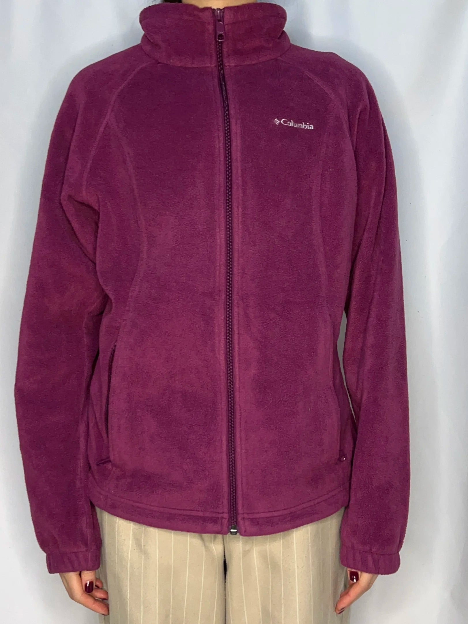 Vintage Columbia Purple Fleece Jacket