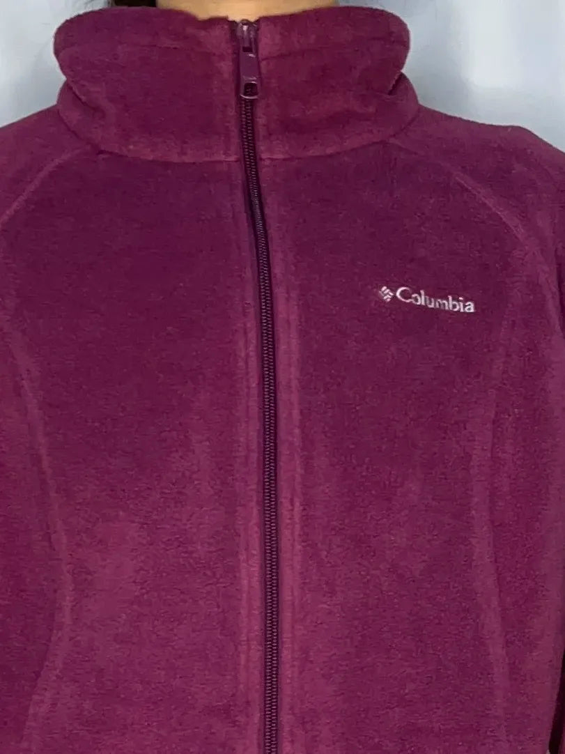 Vintage Columbia Purple Fleece Jacket