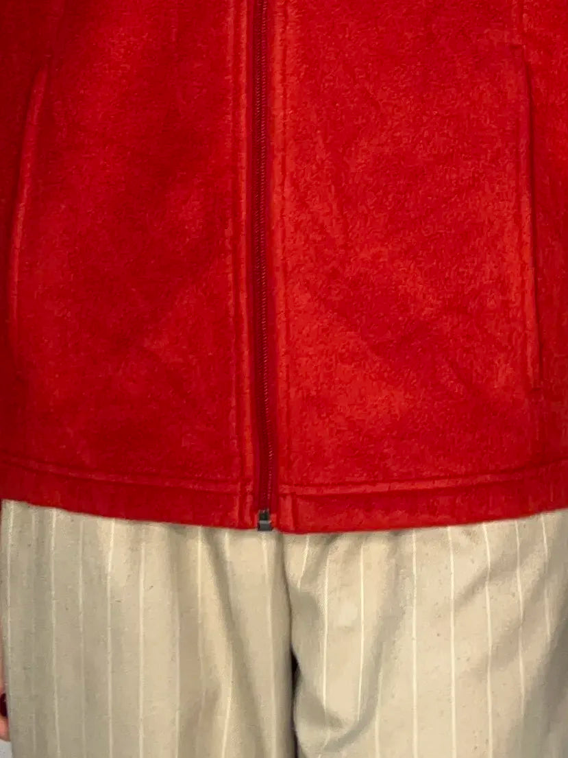 Vintage Columbia Sportswear Red Fleece Jacket