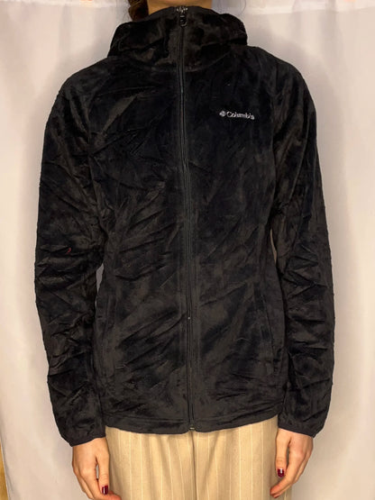 Vintage Columbia Sportswear Company Black Fleece Hoodie Jacket