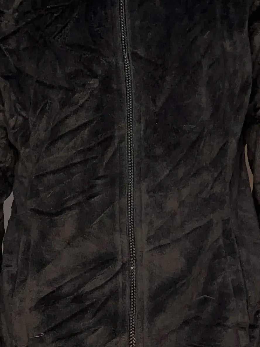 Vintage Columbia Sportswear Company Black Fleece Hoodie Jacket